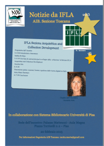 Notizie da IFLA 10-2013